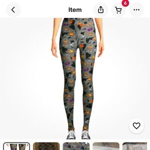 Time and Tru women’s cat Leggings, cat leggings, comfort waist leggings, sz sm